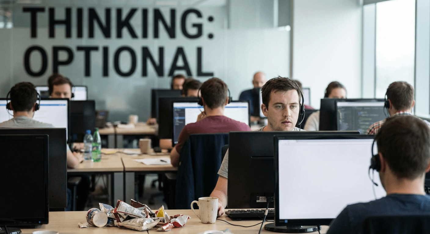 Major Language Model Update Eliminates Need for Human Thought, Company Reports