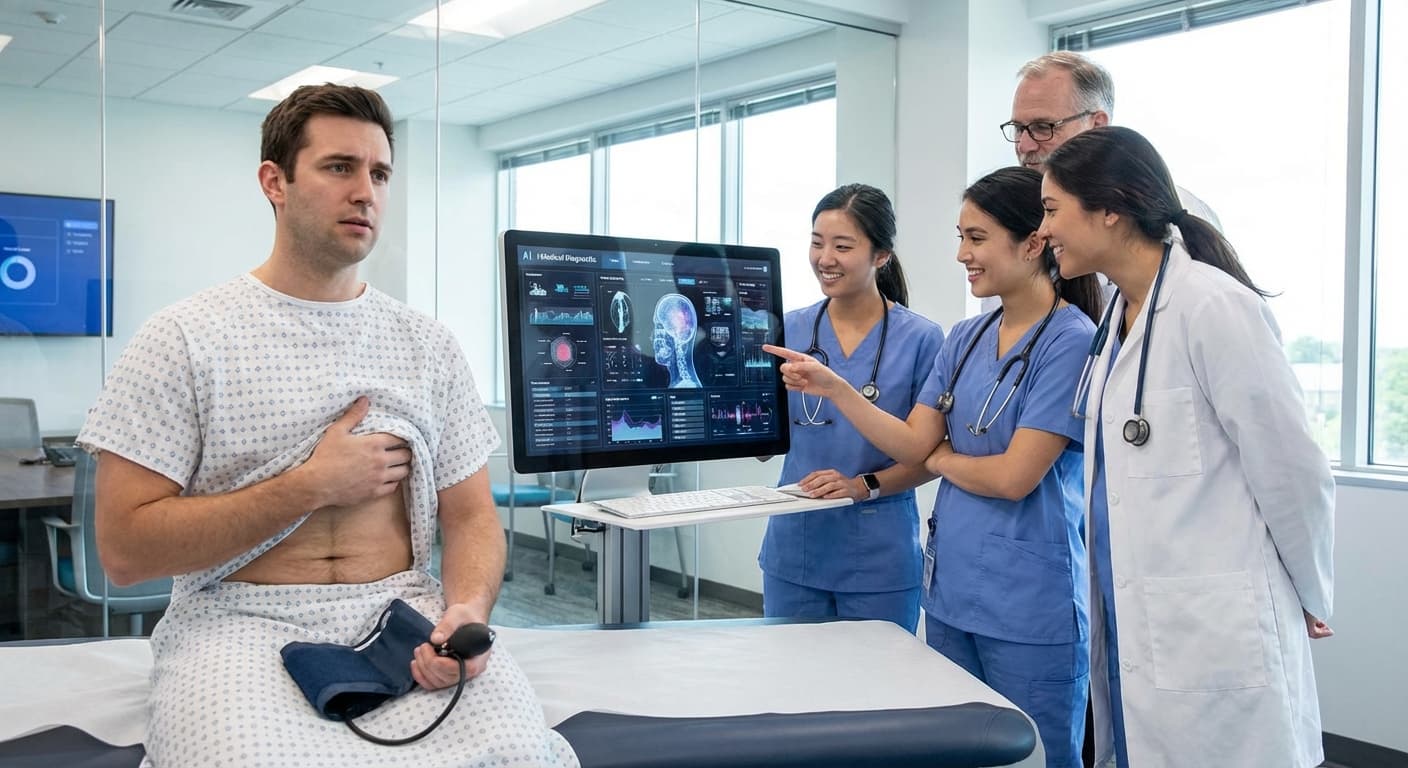 Medical Students Embrace AI Diagnosis Tools, Forget How to Examine Patients