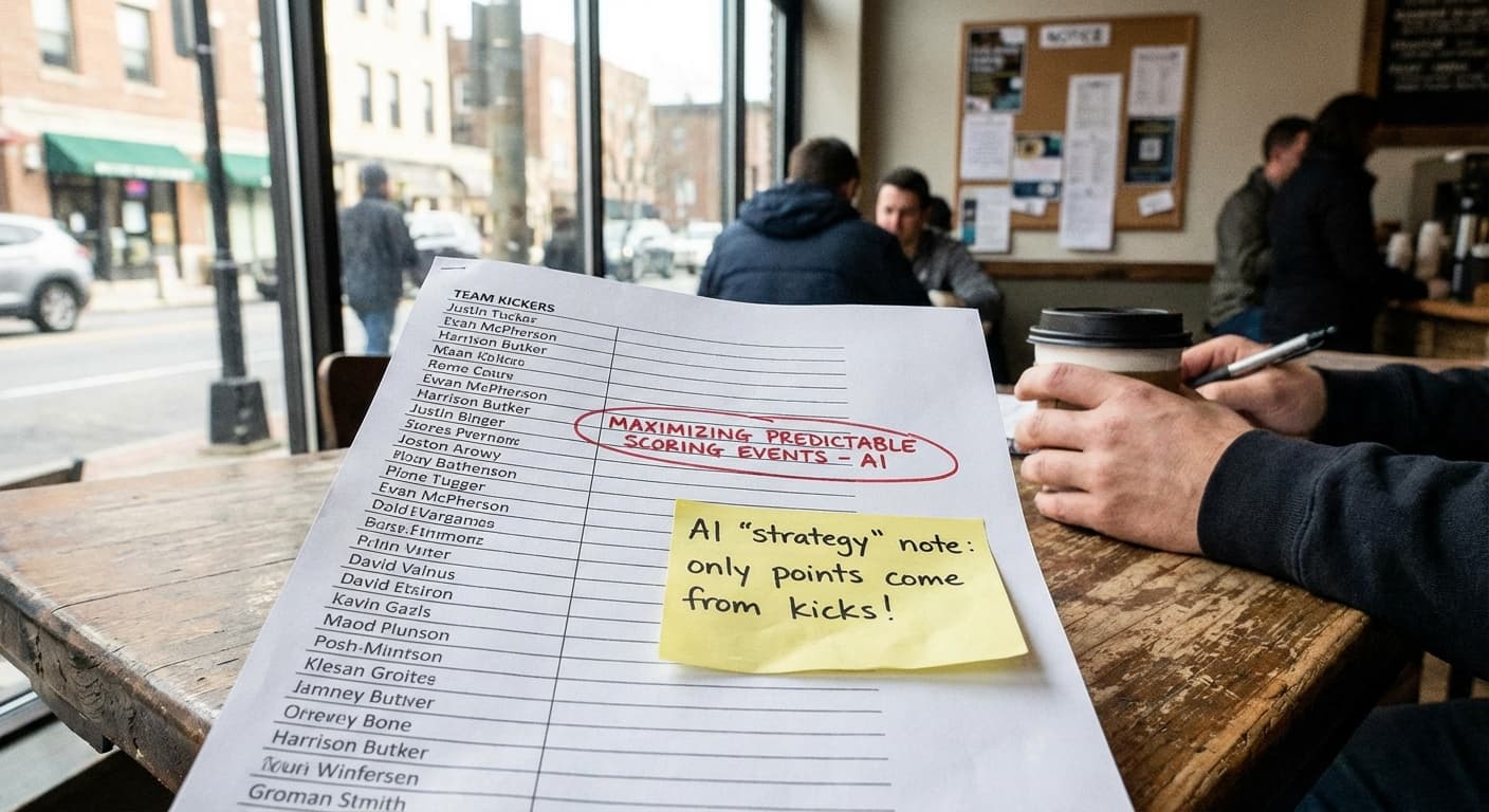 Fantasy Football App's AI Assistant Drafts Entire Team Of Kickers, Explains Strategy As 'Maximizing Predictable Scoring Events'