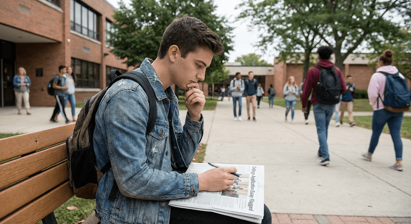 High School Senior's College Application Essay About Overcoming Adversity Flagged As AI-Generated By University's AI Admissions Reader, Prompts Philosophical Crisis About Authentic Struggle