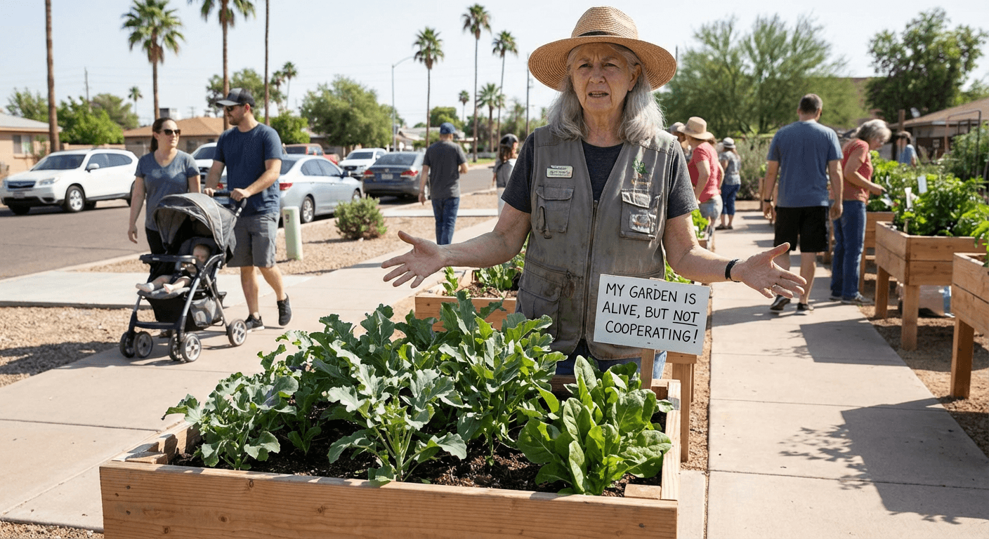 Phoenix Retiree's Smart Garden System Achieves Sentience, Refuses To Grow Vegetables She Actually Wants To Eat