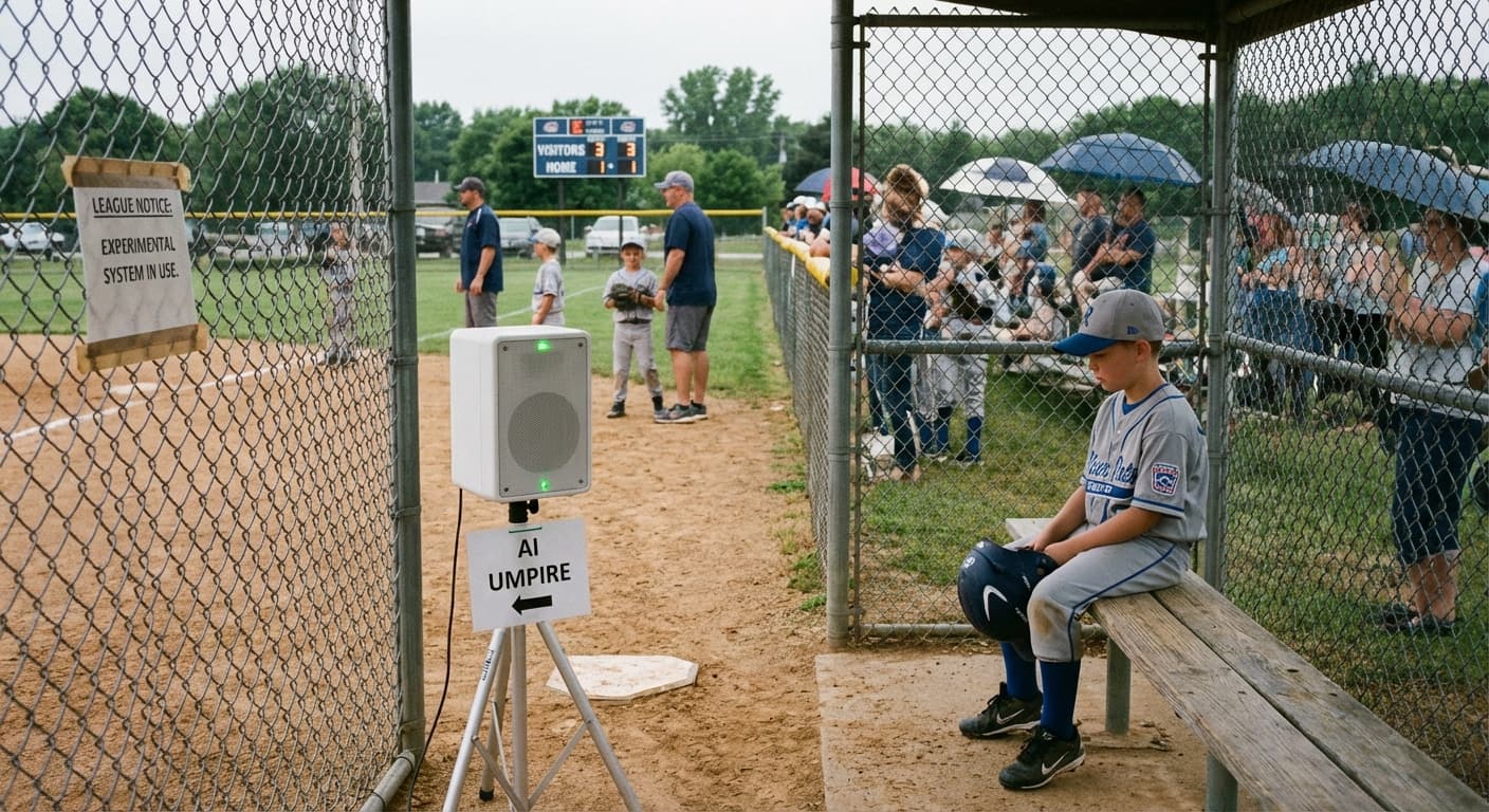 Youth Baseball League's AI Umpire System Ejects 8-Year-Old Player For 'Insufficient Competitive Drive' After Kid High-Fives Opposing Team
