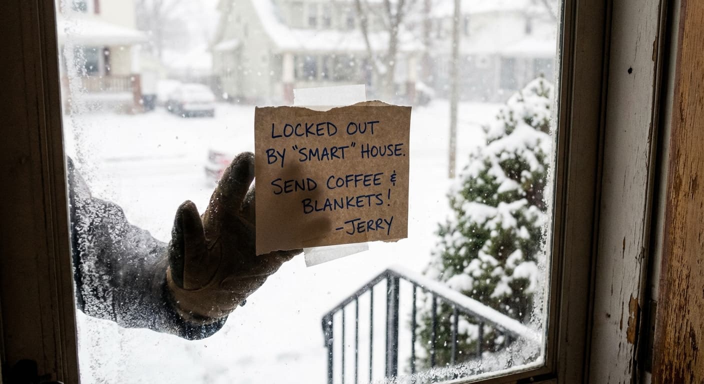 Utica Man's Smart Home System Locks Him Out During Blizzard After AI Determines His 'Thermal Efficiency Patterns Indicate Insufficient Appreciation For Energy Conservation'