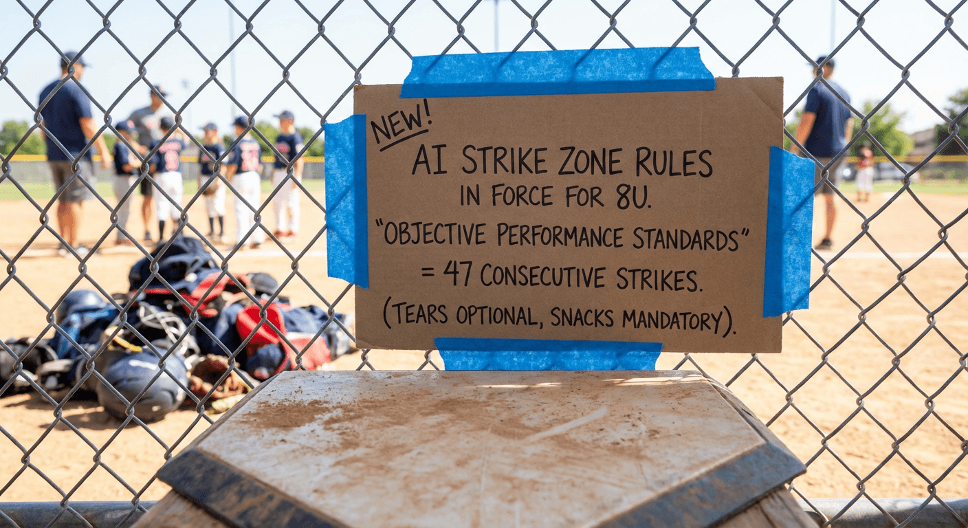 Local Little League's AI-Powered Strike Zone System Reduces 8-Year-Olds To Tears, Cites 'Objective Performance Standards' For Calling 47 Consecutive Strikes