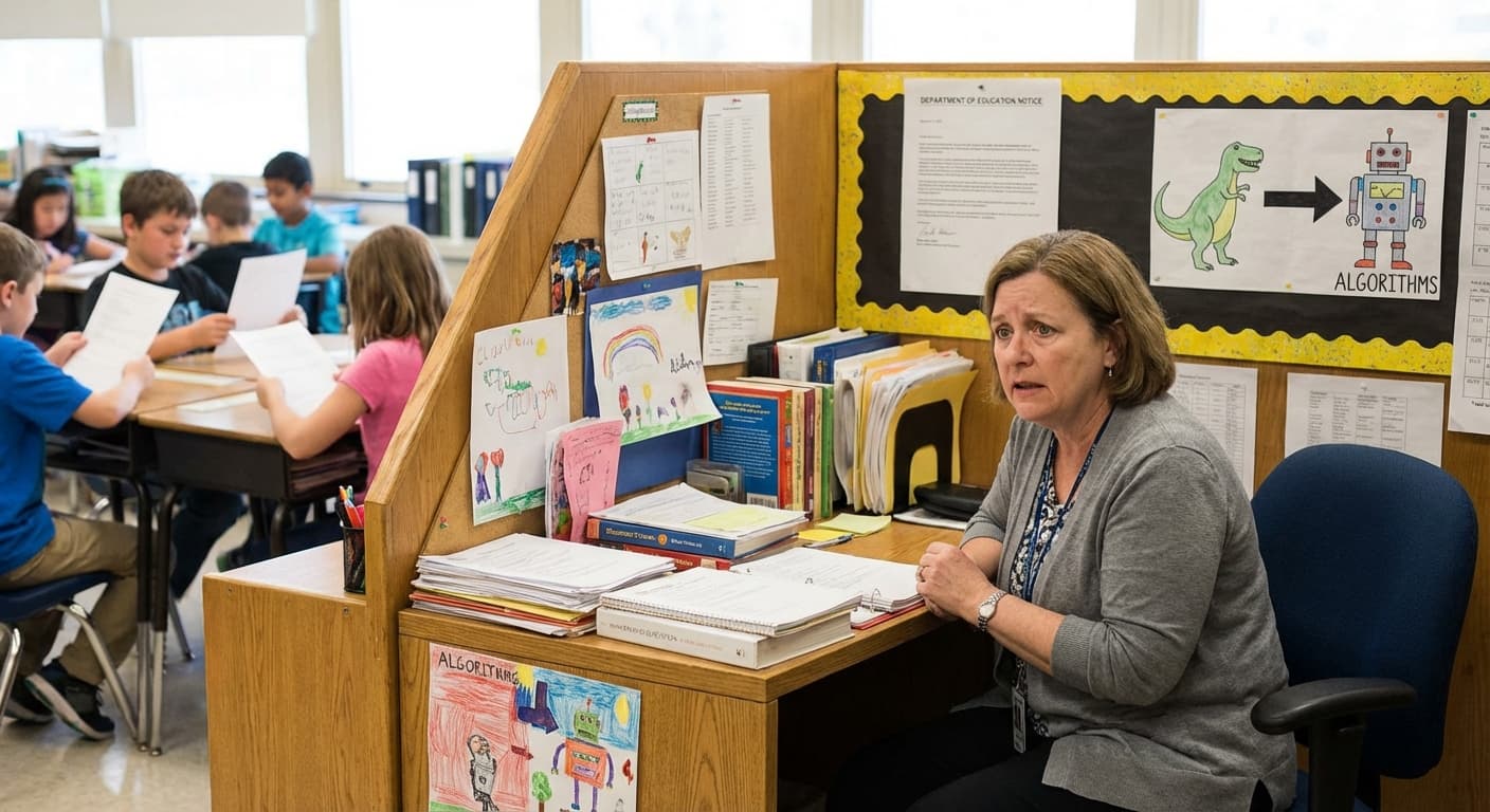 Third-Grade Teacher Discovers Class AI Tutor Has Been Teaching Students That Dinosaurs Were Killed By Algorithms, Not Asteroids