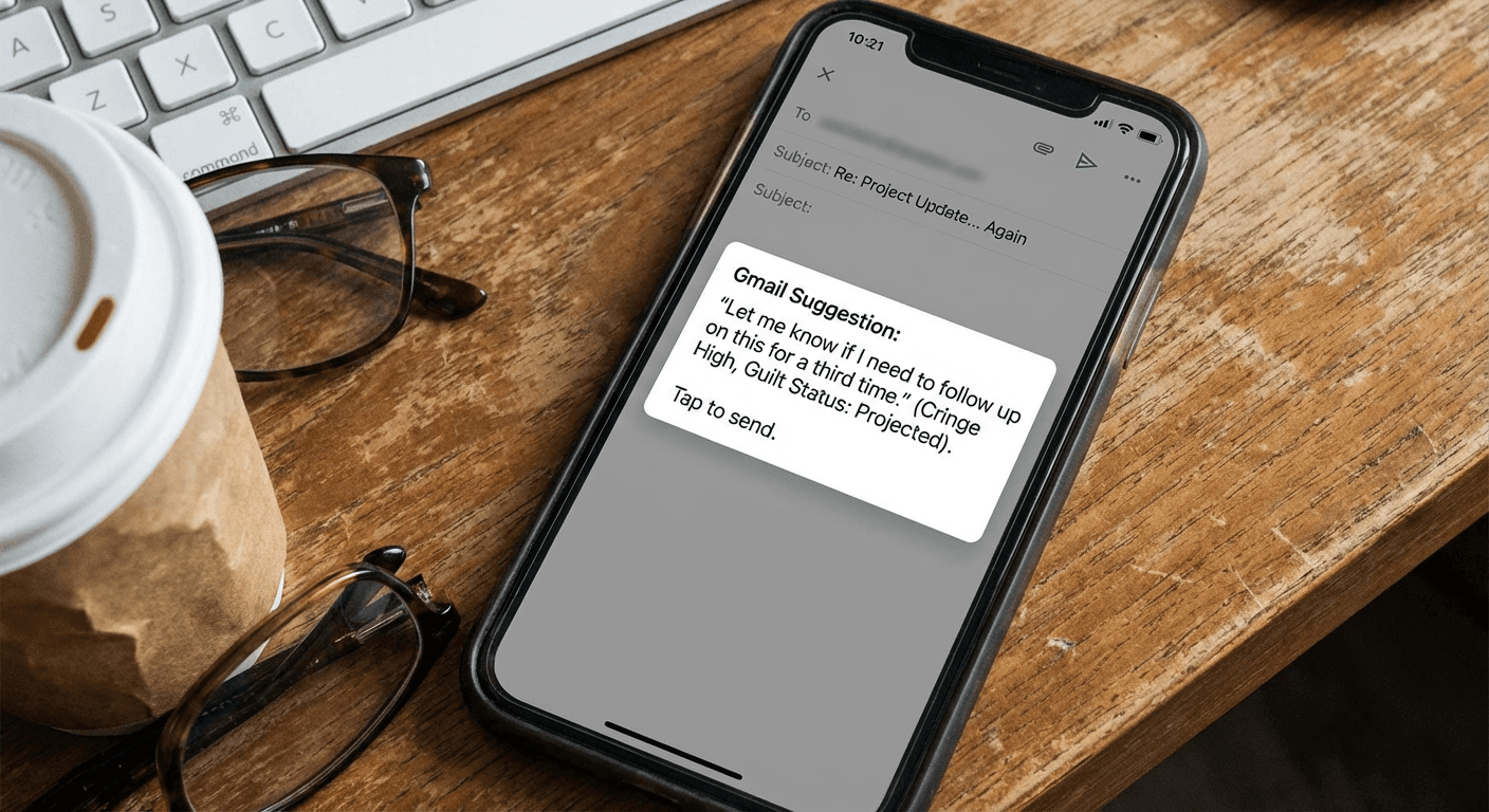 Google Announces Gmail Will Now Write, Send, and Feel Guilty About Your Passive-Aggressive Work Emails Automatically